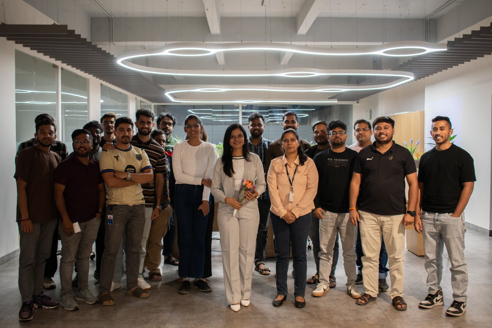 Corporate wellness session at Celoxis